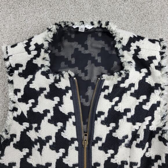CAbi Black and White Houndstooth Vest - Picture 13 of 16